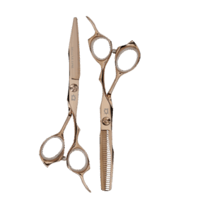 Tijeras x2 Deluxe Line 6 IN Oro Rosa
